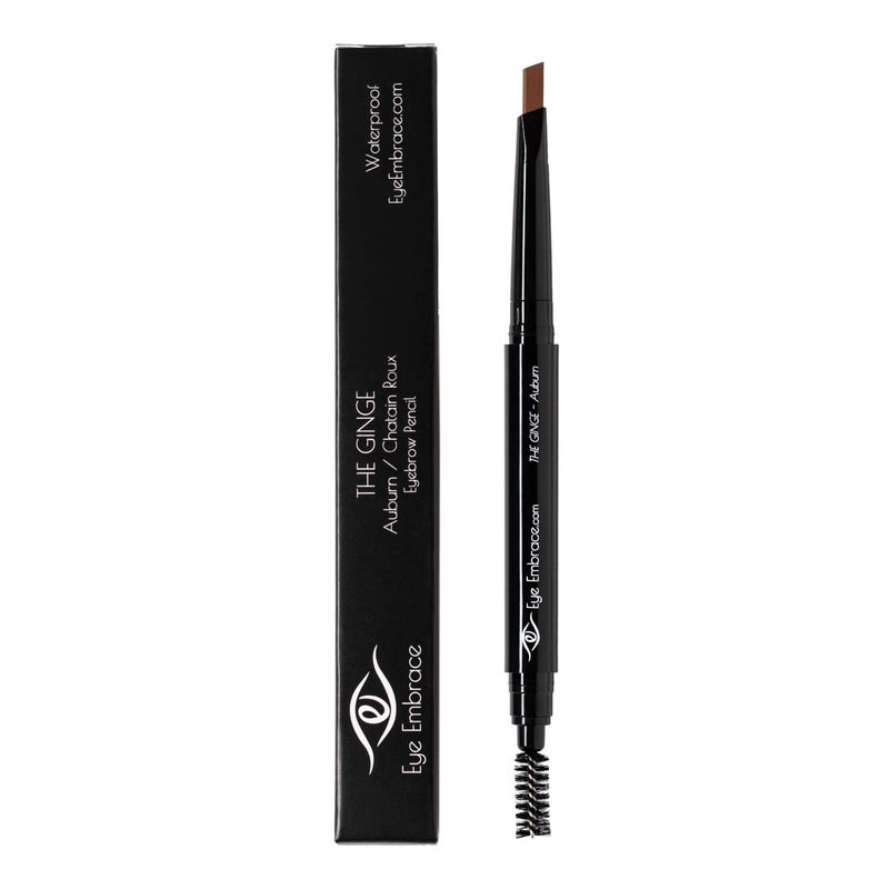Eye Embrace The Ginge: Auburn Red Eyebrow Pencil â€“ Waterproof, Double-Ended Automatic Angled Tip & Spoolie Brush, Cruelty-Free - Image 3